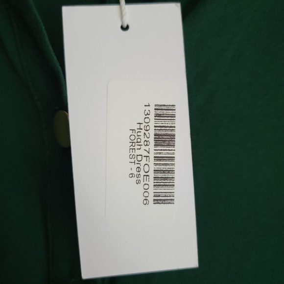 Reformation Hugh Dress in Forest size 6 NWT - Picture 14 of 14